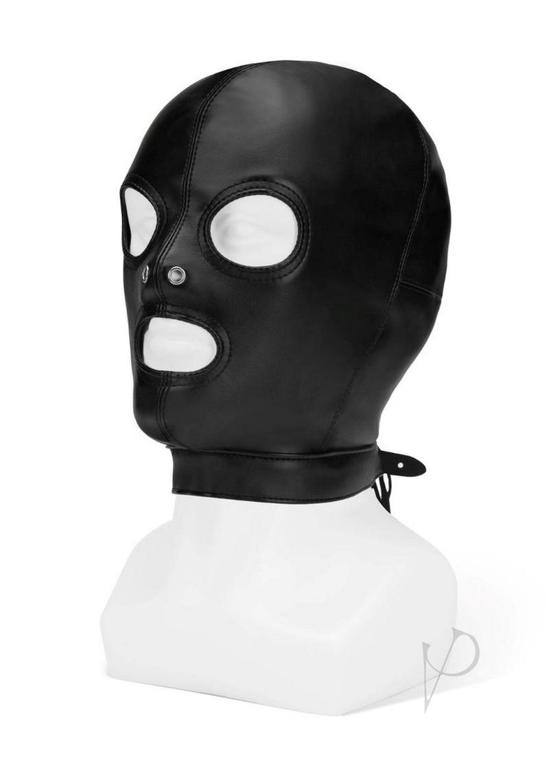 Myu Hood With Eyes Nose Mouth Black
