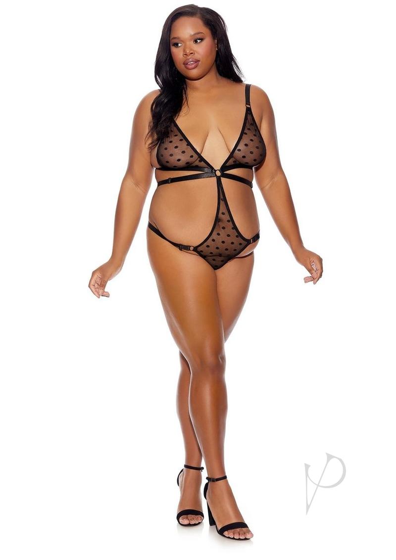 Barely B Strap Bikini Tedy Blk Pls(spec)