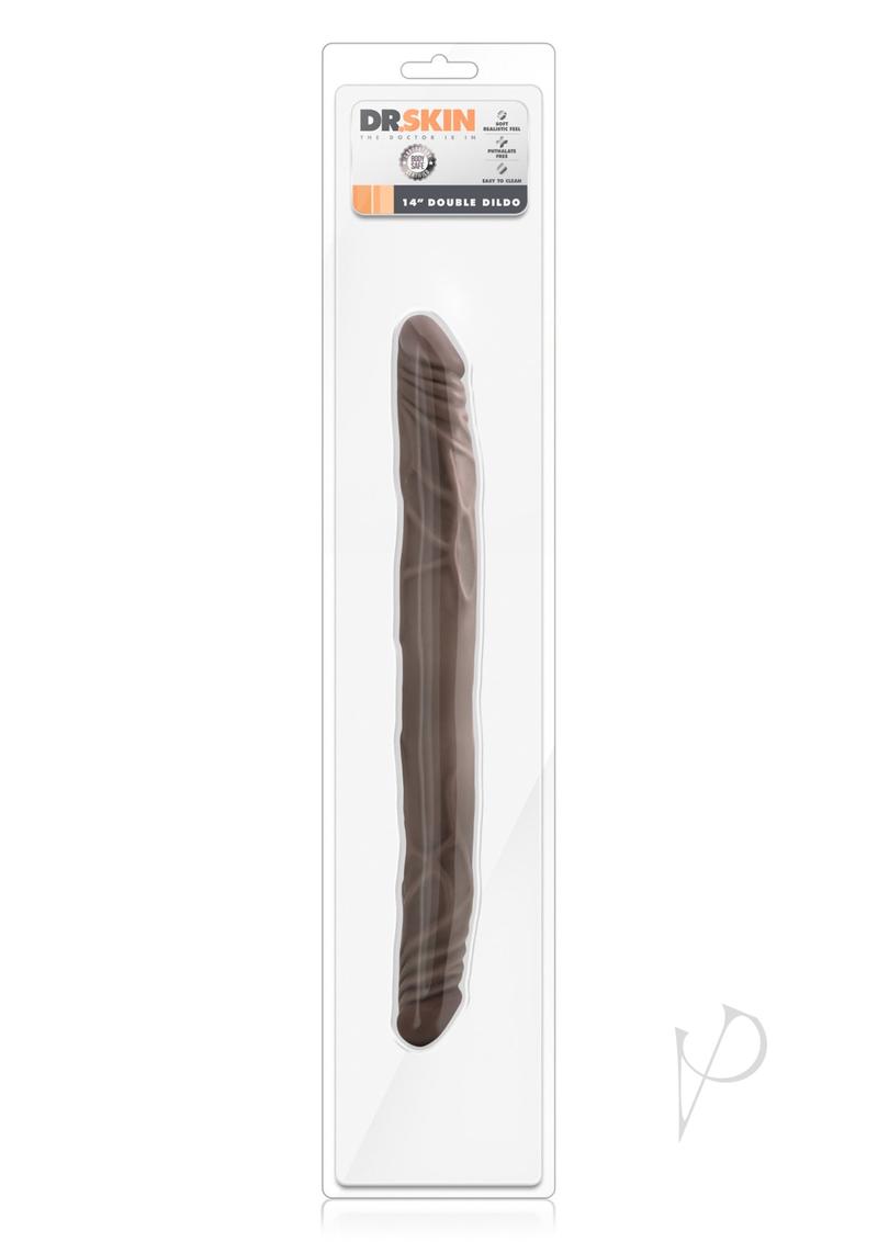 Dr Skin Double Dildo 14 Chocolate