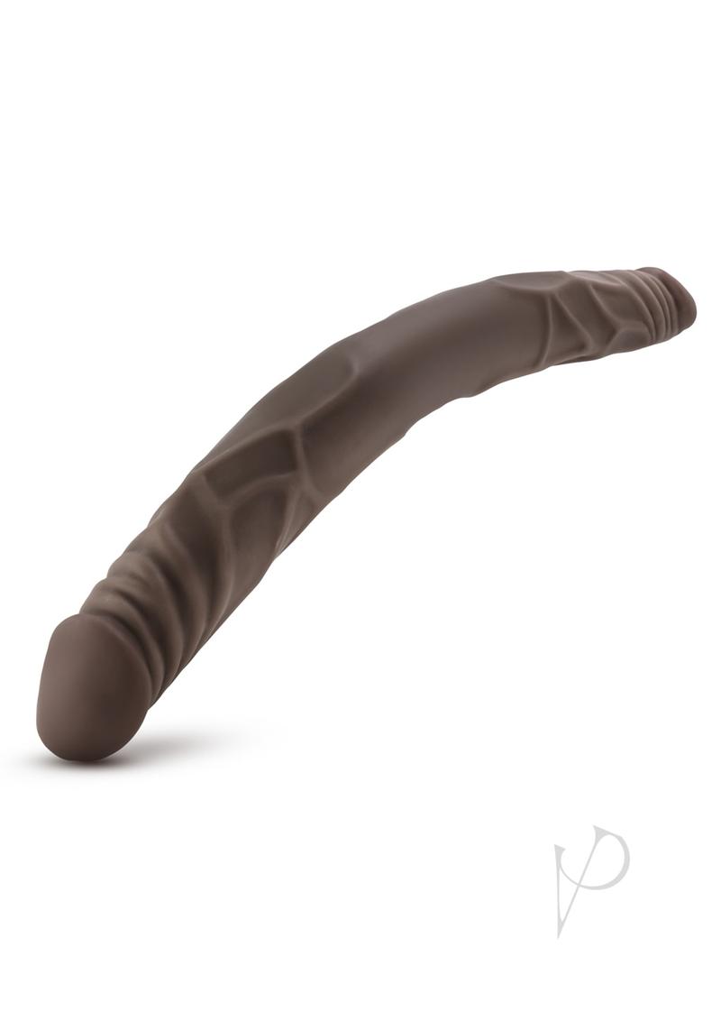 Dr Skin Double Dildo 14 Chocolate
