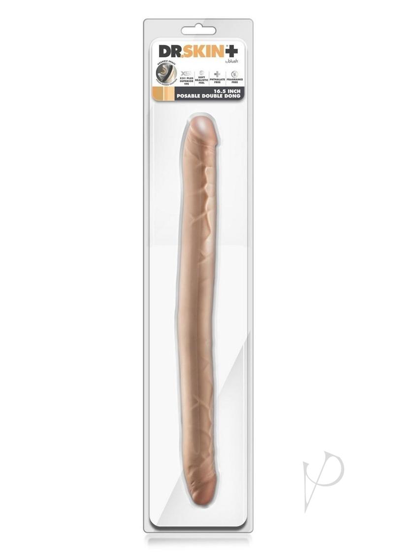 Dr Skin Plus Posable Dbl Dong 16.5 Van