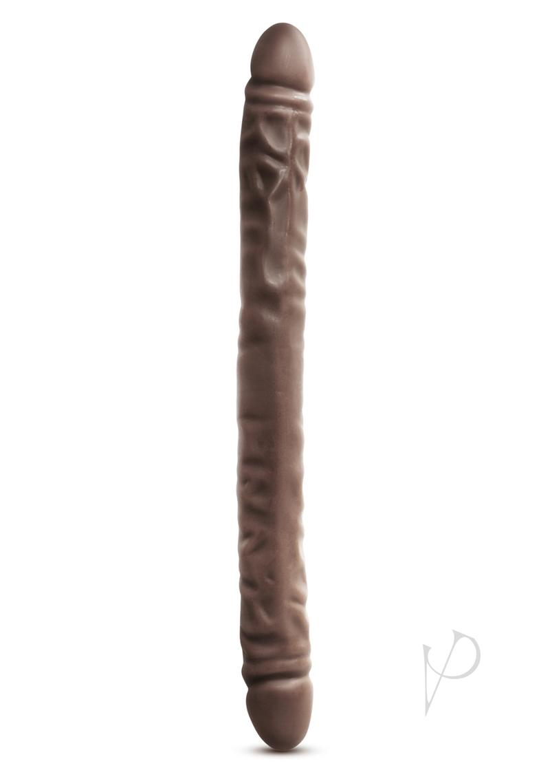 Dr Skin Double Dildo 18 Chocolate