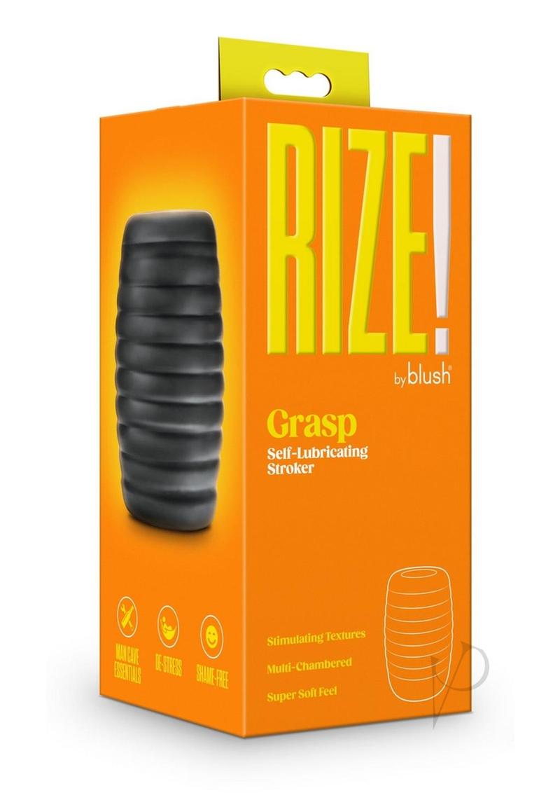 Rize Grasp Self Lube Stroker Black
