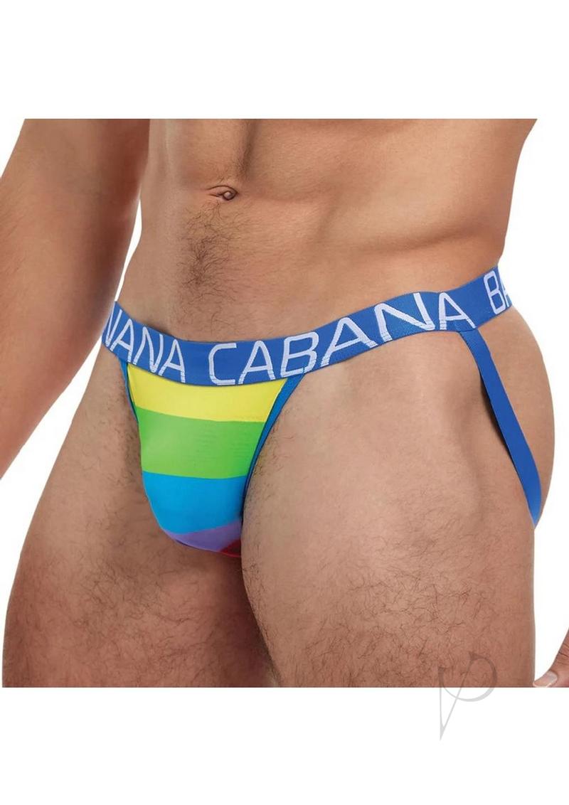 Banana Cabana Jock Md/lg Rainbow