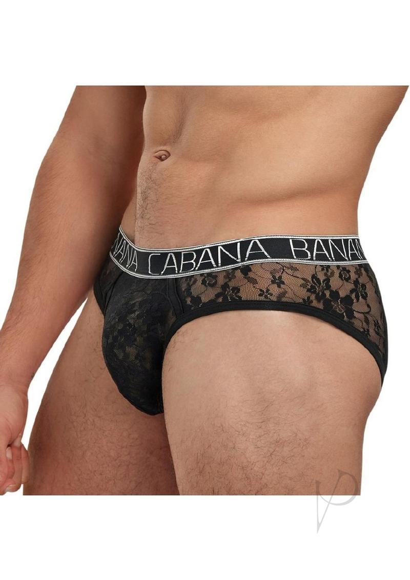 Banana Cabana Lace Night Low S/m Blk