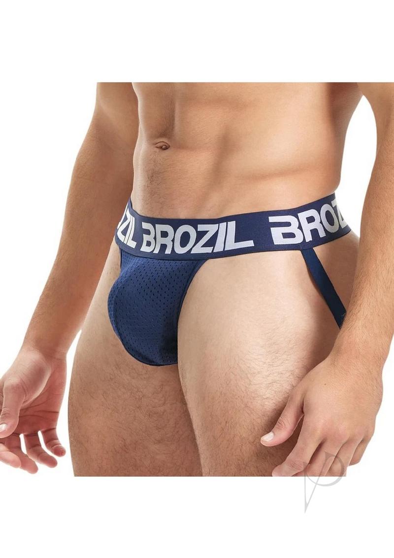 Brozil Mesh Jocks S/m Nvy