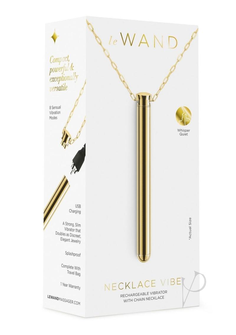 Le Wand Vibrating Necklace Gold(disc)