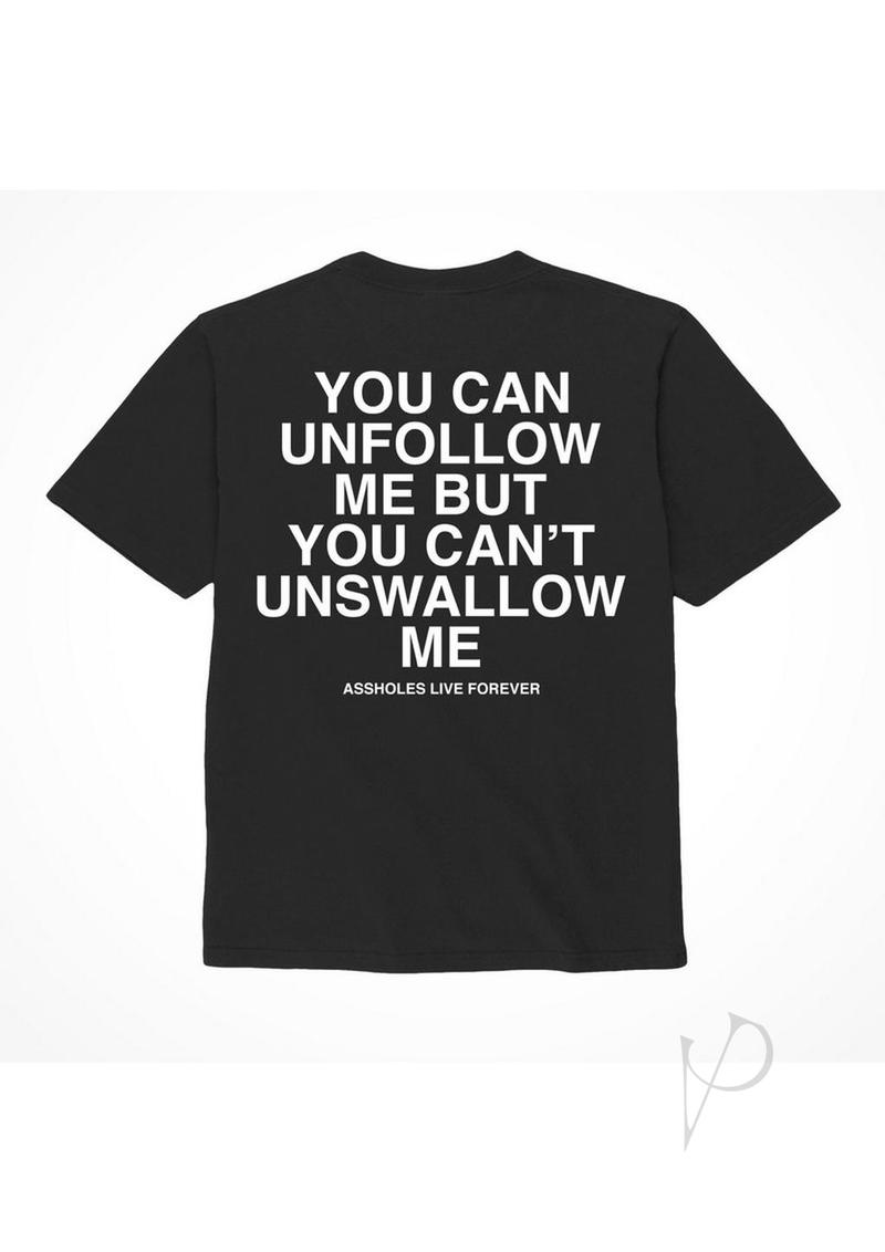 Alf Unfollow Me Tshirt Xl Blk