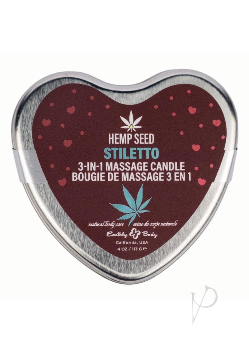 Hemp Seed 3n1 Candle Stiletto 4oz