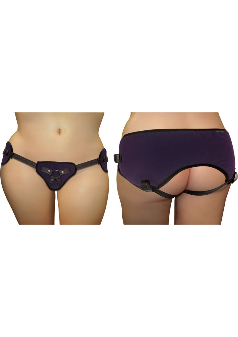 Plus Size Beginners Strap On Purple