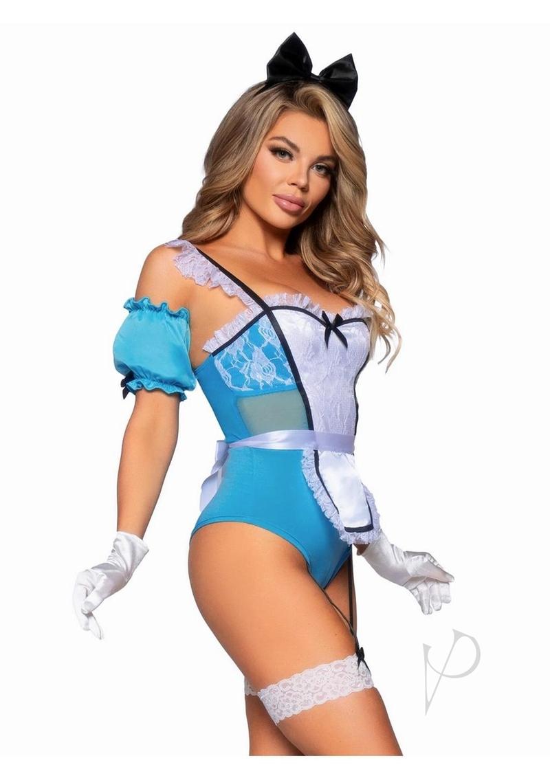 Curious Miss Alice 4pc Sm Blu/wht(sale)
