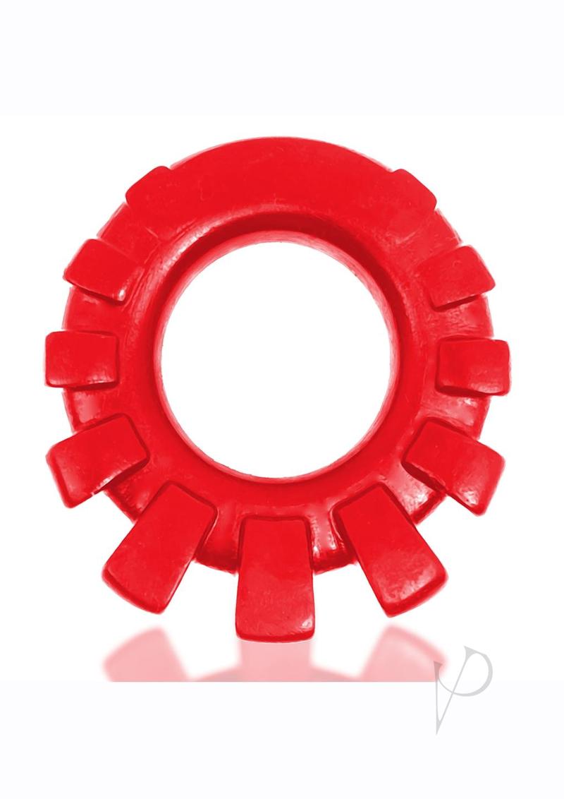 Cock Lug Lugged Cockring Red
