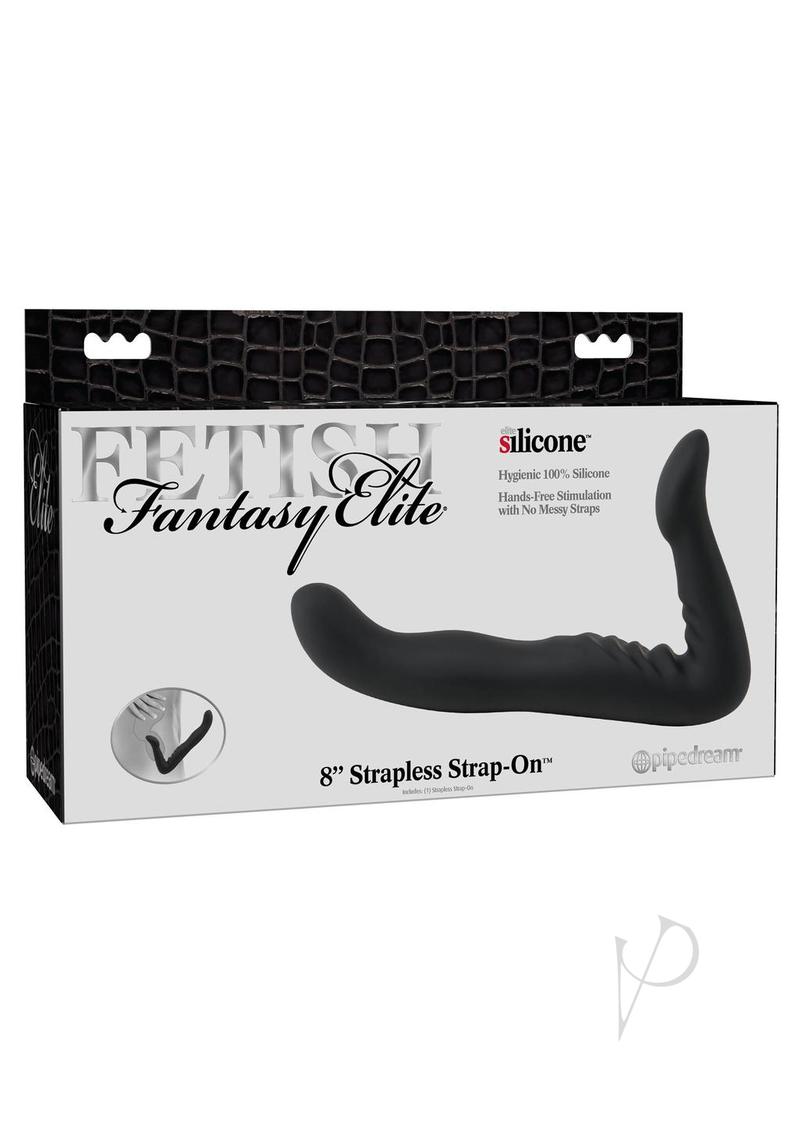 Ff Elite Strapless Strap On 8 Black