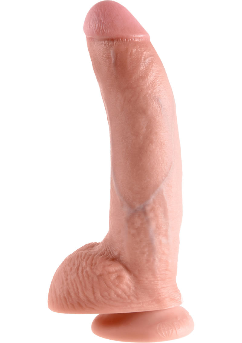 Kc 9 Cock W/balls Flesh