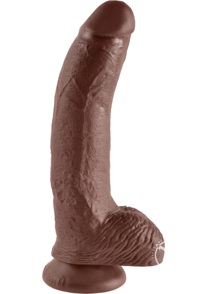 Kc 9 Cock W/balls Brown