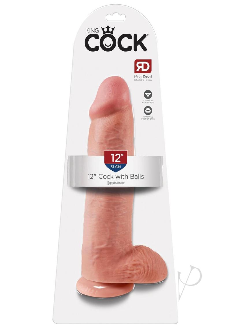 Kc 12 Cock W/balls Flesh