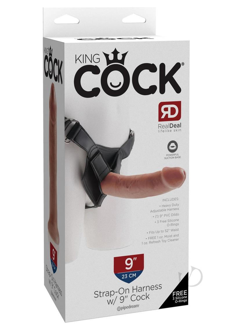 Kc Strap On Harn W/cock 9 Tan