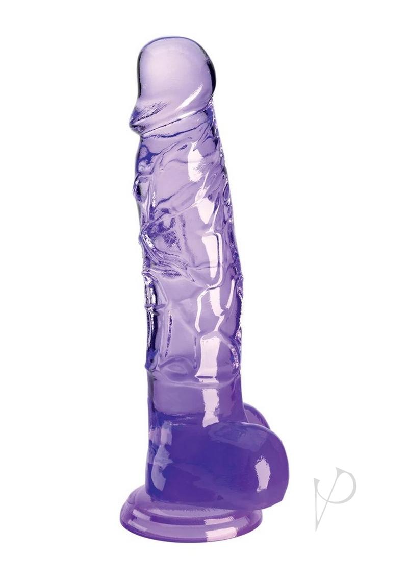 Kc 8 Cock Clear W/balls Purple