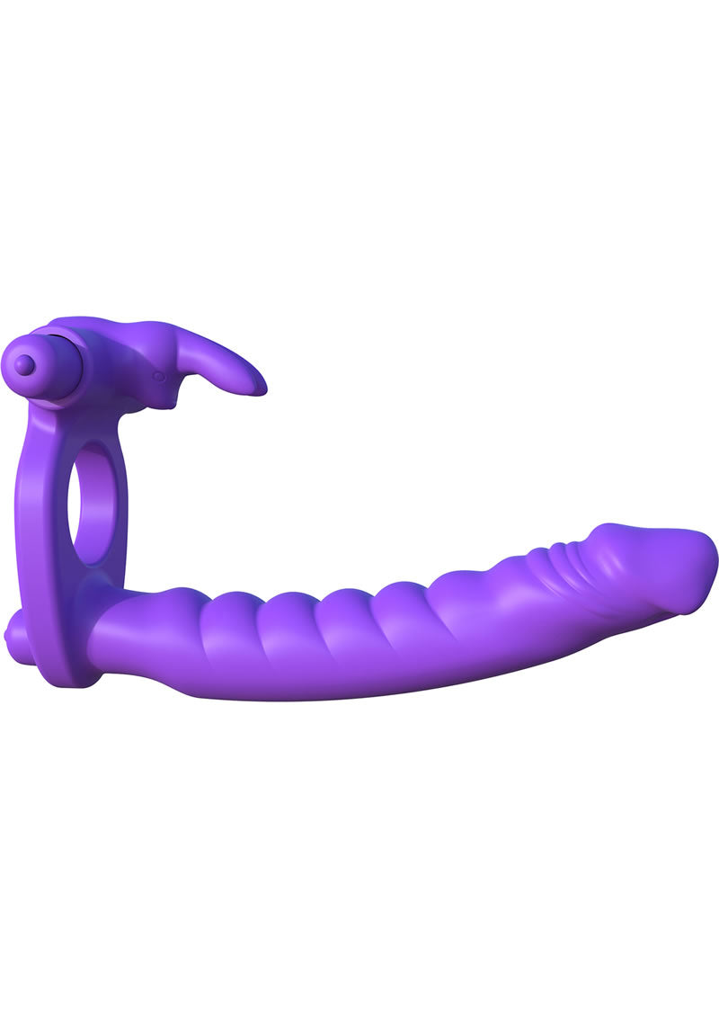 Fcr Silicone Double Pene Rabbit Purple