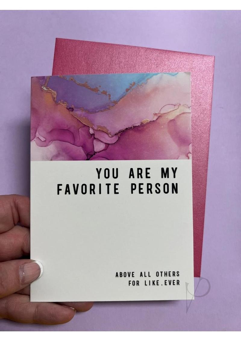 Favorite Person Greeting Card