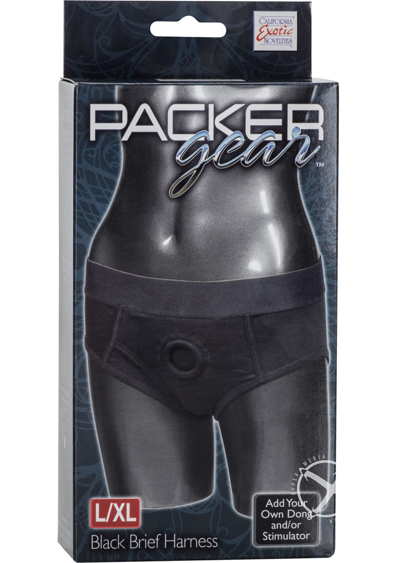 Packer Gear Black Brief Harness L/xl
