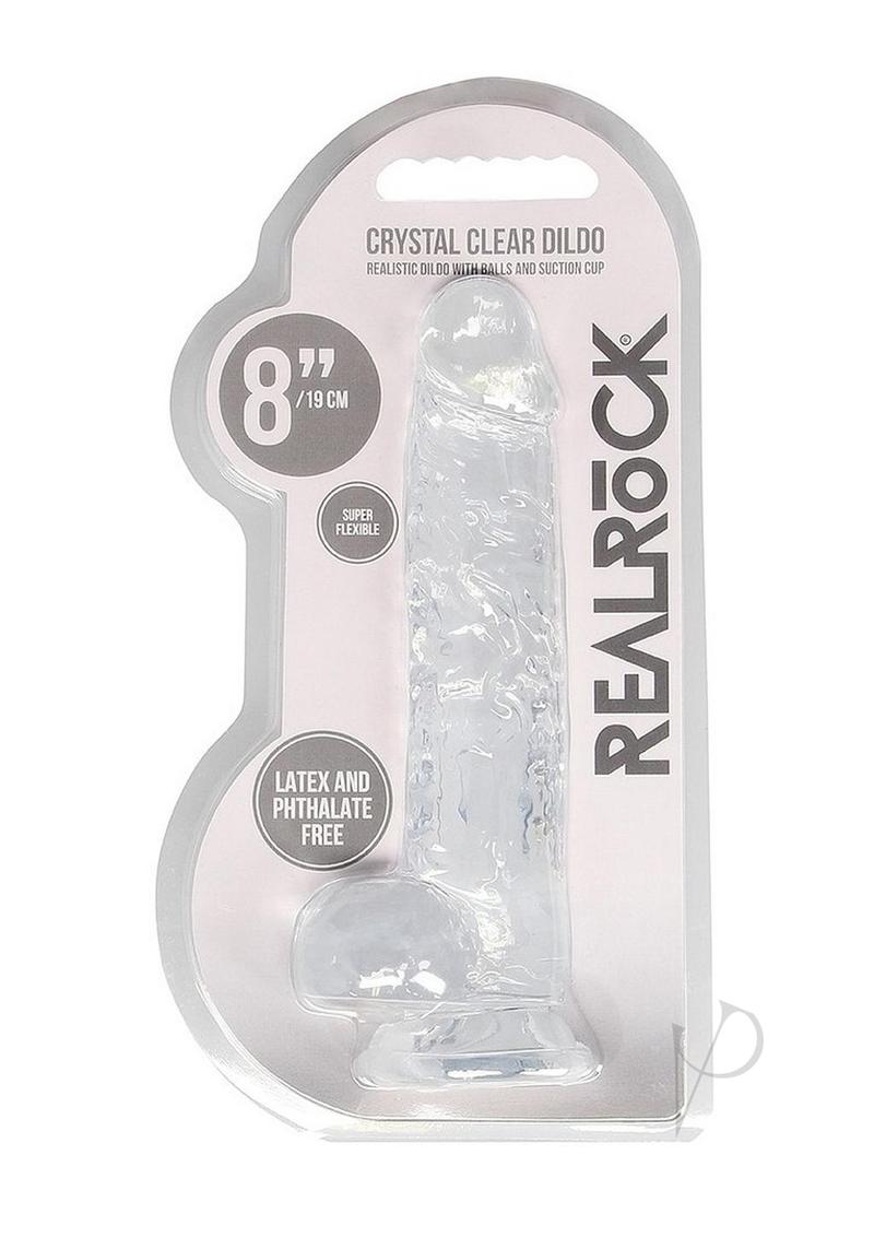 Realrock Crystal Clear Dildo Ball 8 Tra