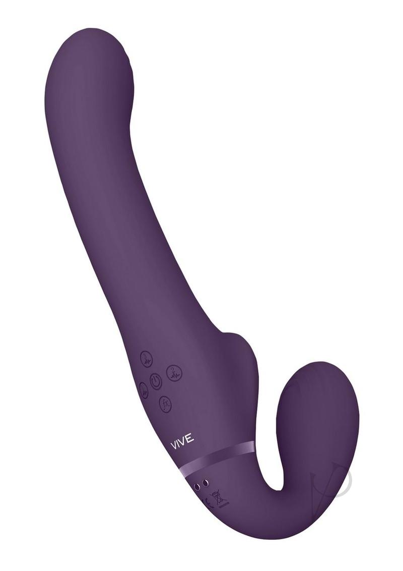 Vive Al Strapless Strap On Purple