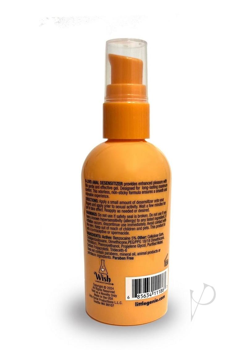 B-luvd Anal Desensitizing Lube 4oz