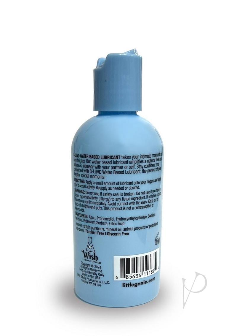 B-luvd Water Based Lubricant 4oz