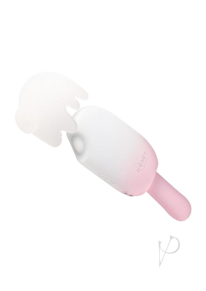Bite Me Cream Pop Stimulator Pnk/wht
