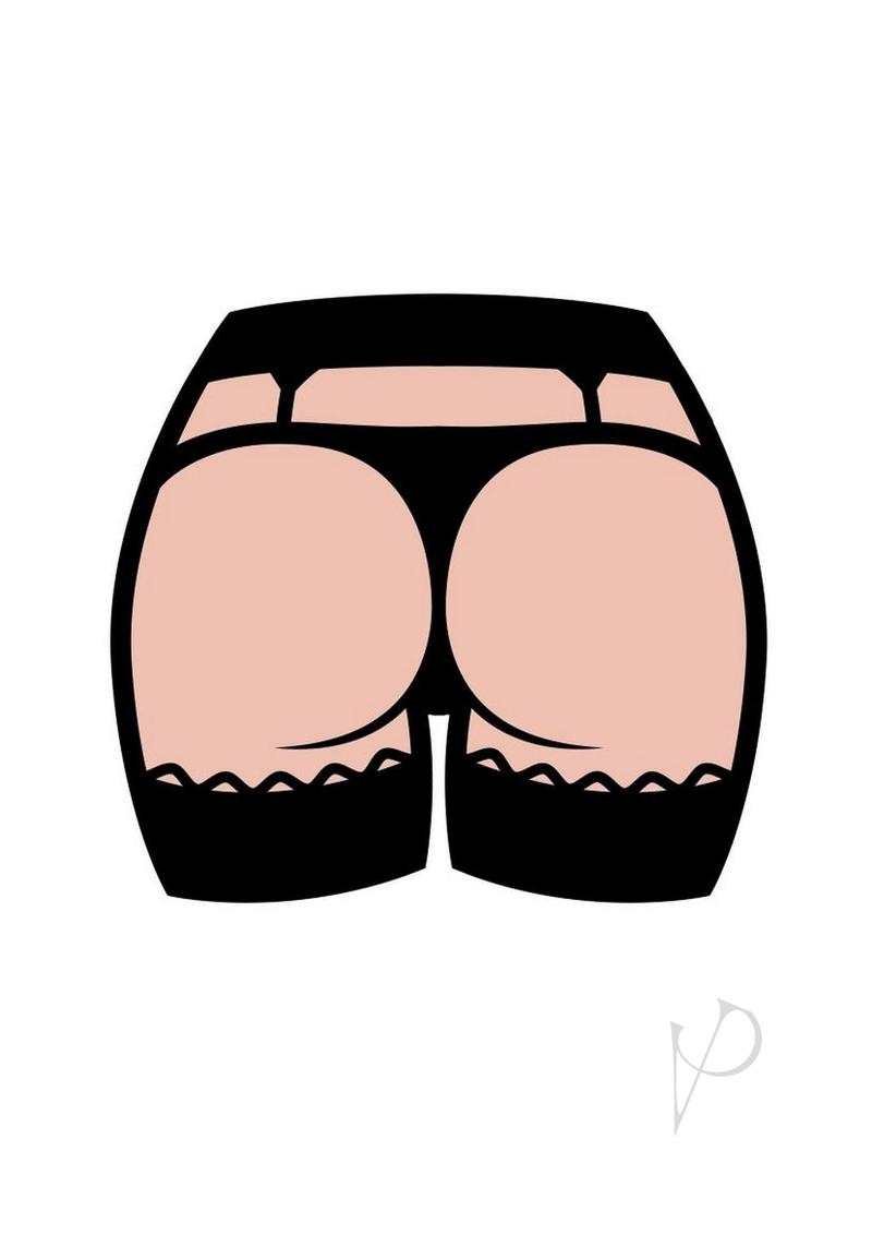 Butt Enamel Pin