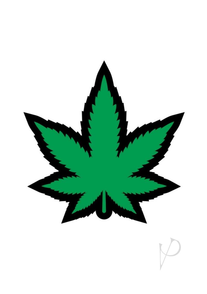 Marijuana Leaf Green Enamel Pin