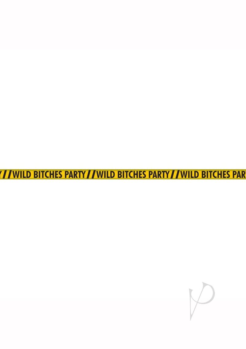 Wild Bitches Party Tape Yellow/black