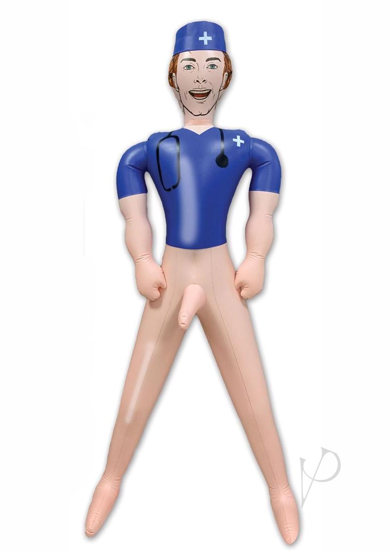 Dr Dick Blow Up Party Doll Vanilla