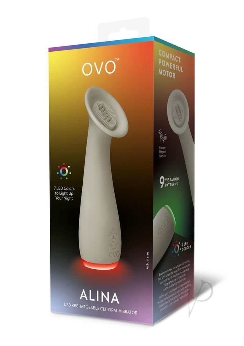 Ovo Alina Clitoral Vibrator Gray(sale)