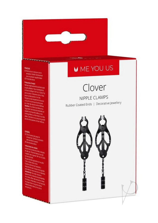 Myu Clover Nipple Clamps Black(sale)