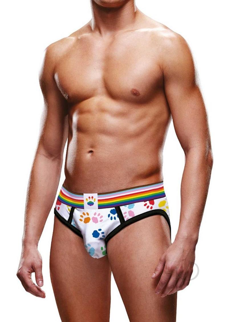 Prowler Pride Paw Br Xl Rnbw Ss