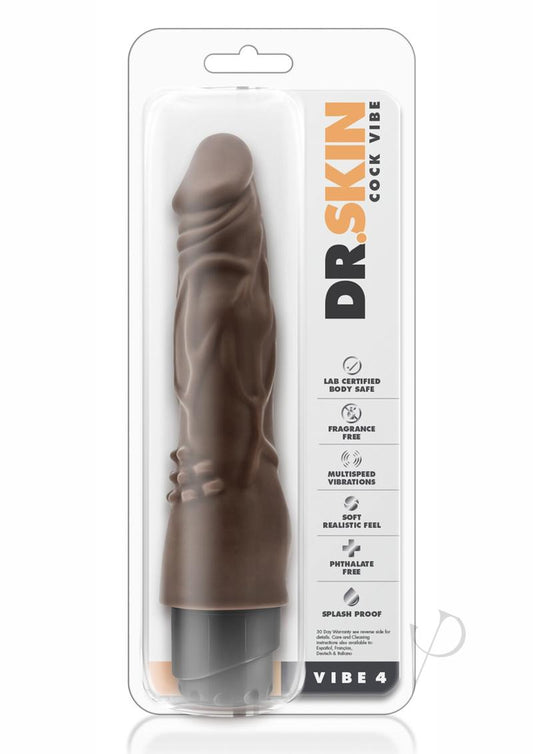 Dr Skin Cock Vibe 04 Chocolate
