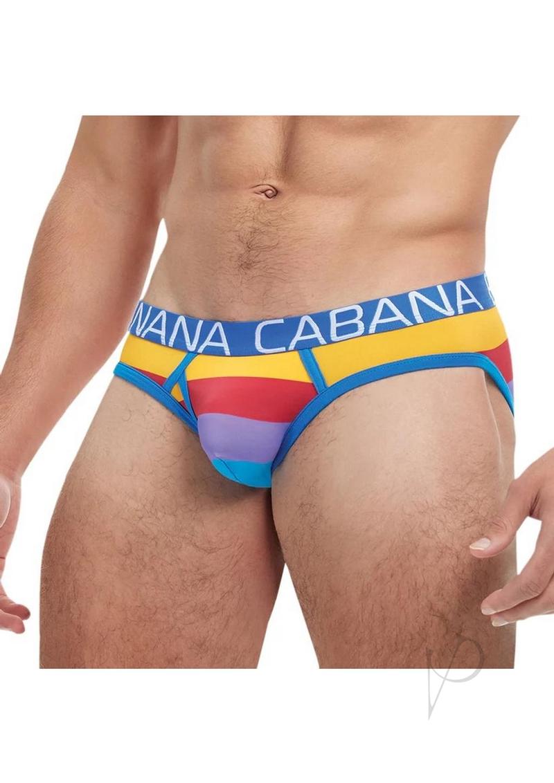 Banana Cabana Brief Md/lg Rainbow