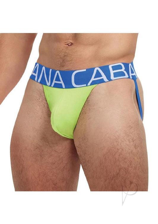 Banana Cabana Neon Jock L/xl Green