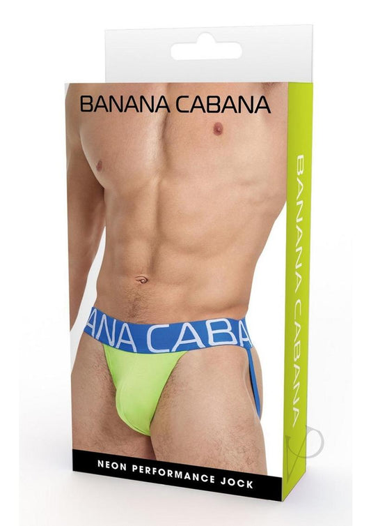 Banana Cabana Neon Jock Sm/md Green