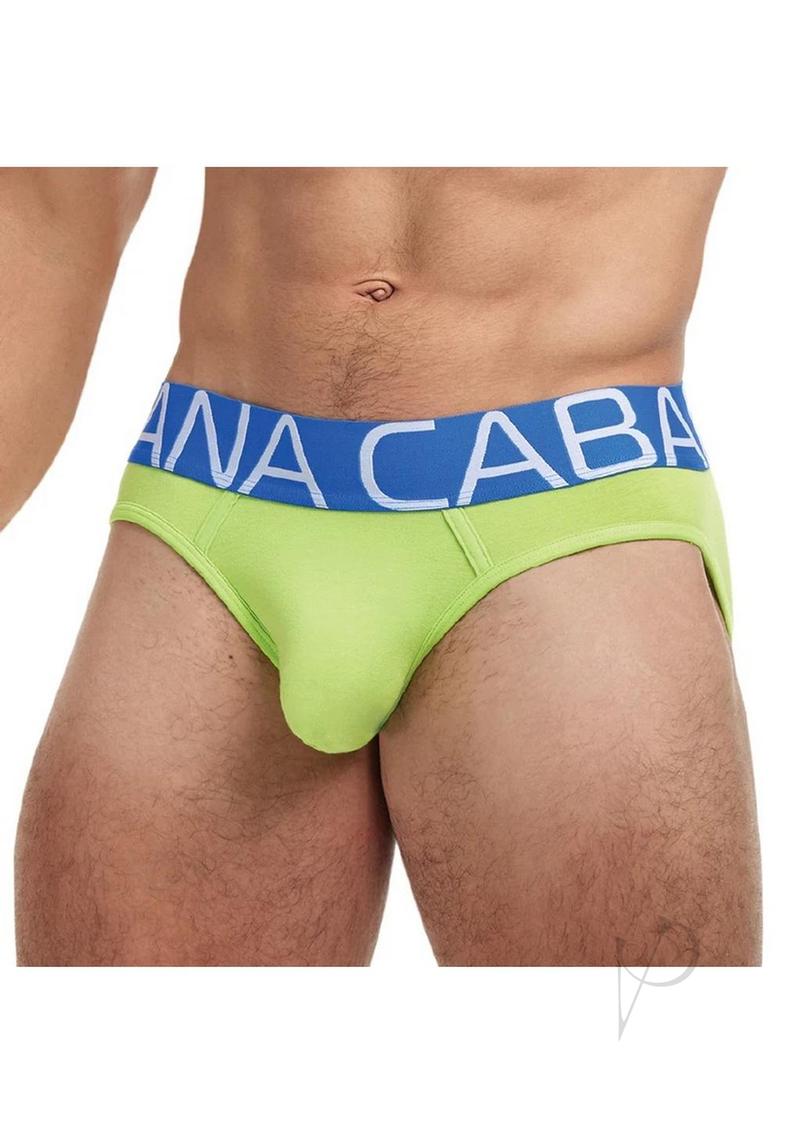 Banana Cabana Neon Brief Sm/md Green