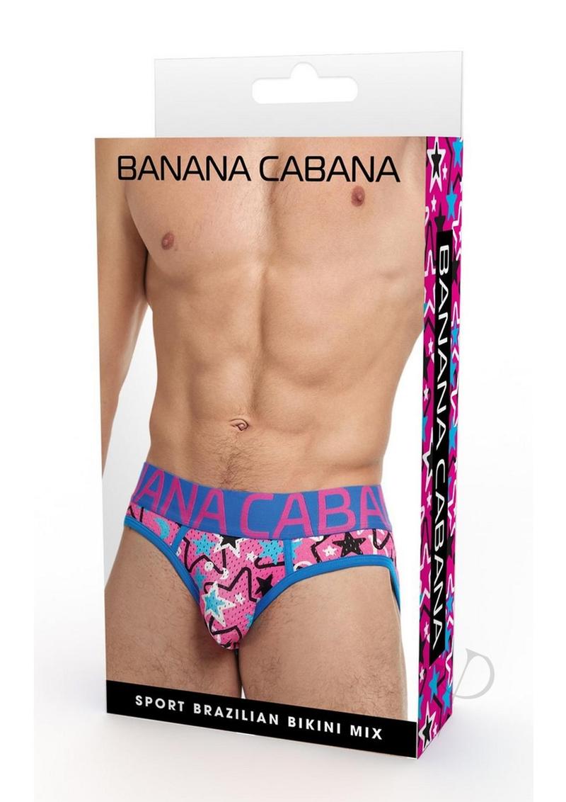 Banana Cabana Sports Bikini Md/lg Multi