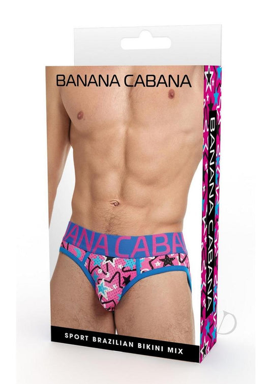 Banana Cabana Sports Bikini Md/lg Multi
