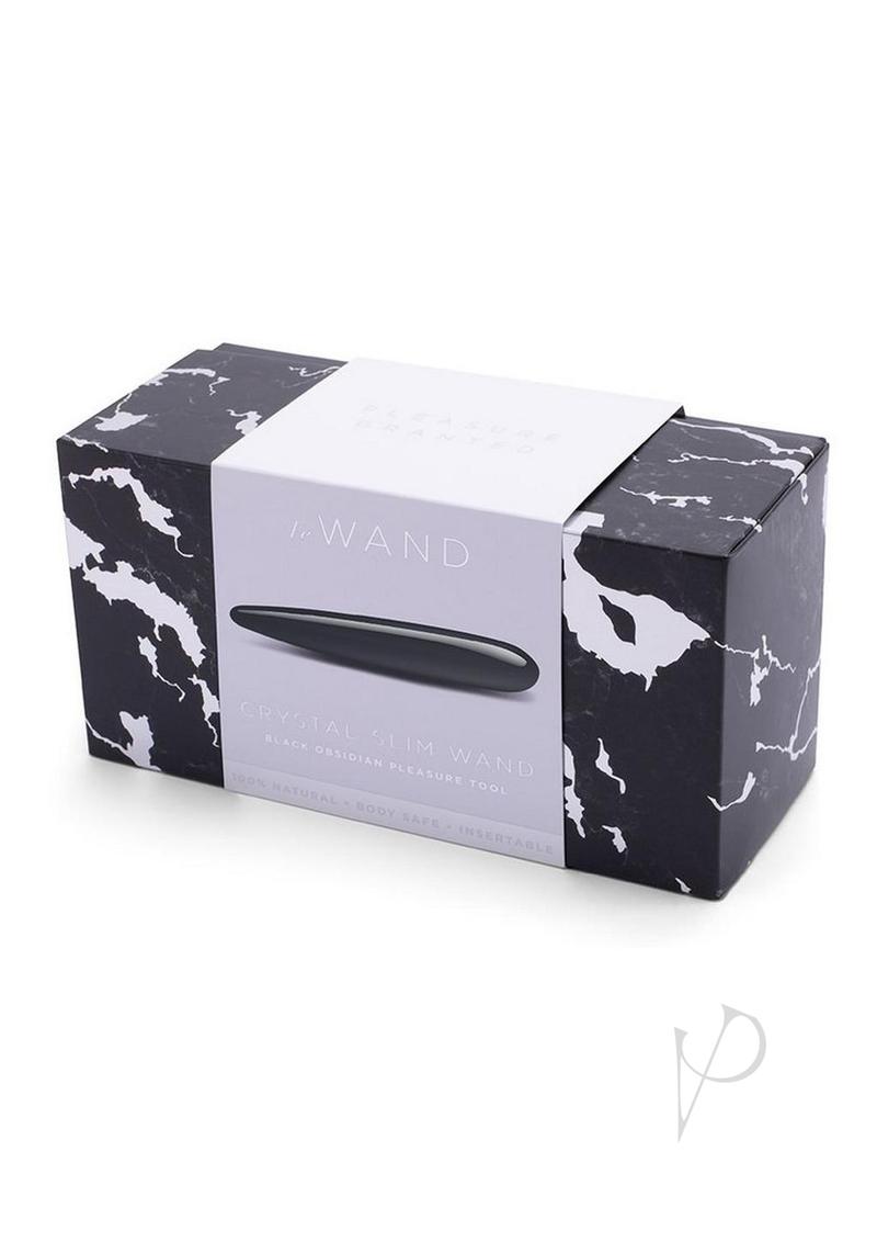 Le Wand Crystal Slim Wand Blk Obsidian