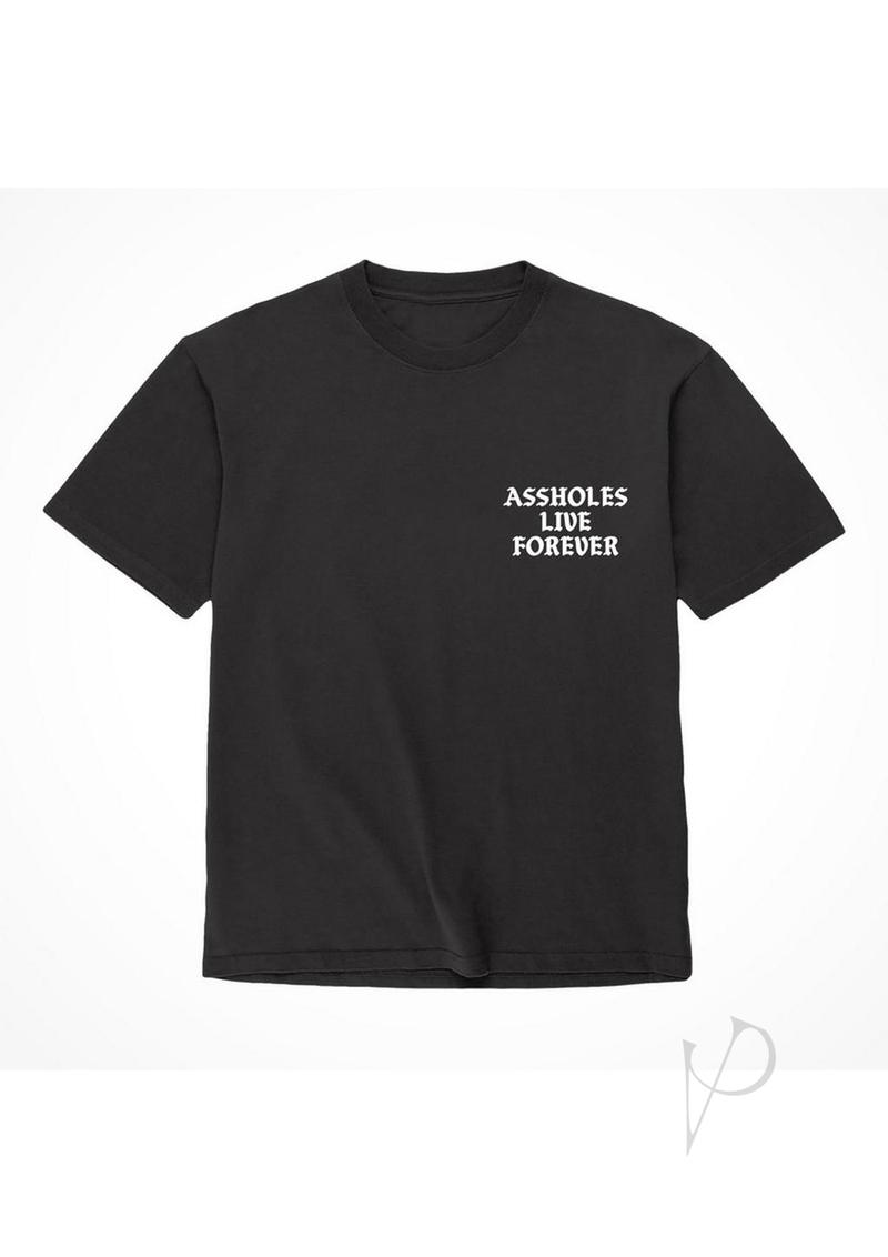 Alf Assholes Live Forever Tshirt Xxl Blk