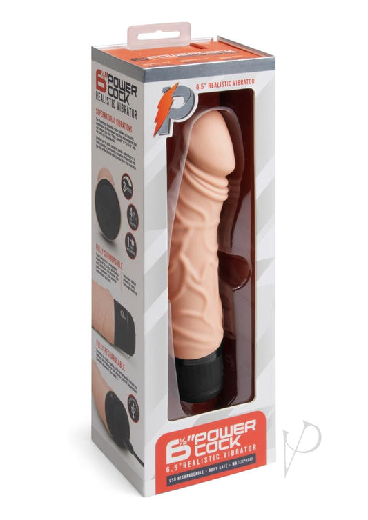 Pc Realistic Vibrator 6.5 Nude