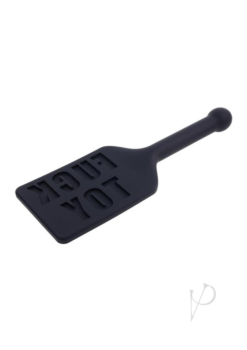 Edge Fuck Toy Silicone Paddle Black