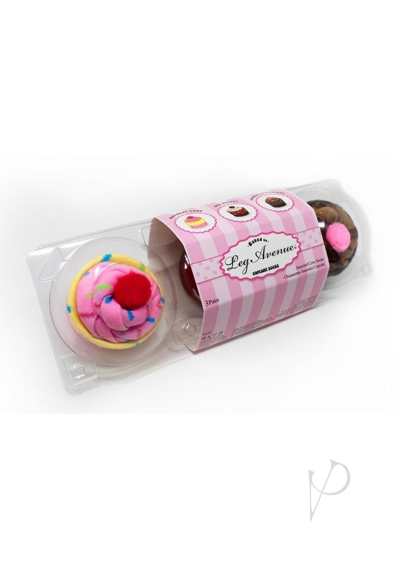 Cupcake Socks Sets 3pk Multicolor(sale)