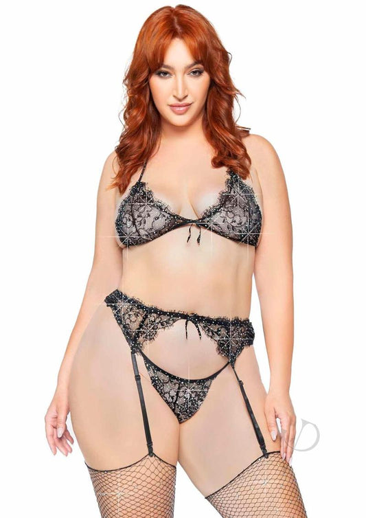 Rhineston Eyelsh Lac 3pc 1x/2x Blk(sale)